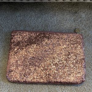 Pink sparky makeup bag